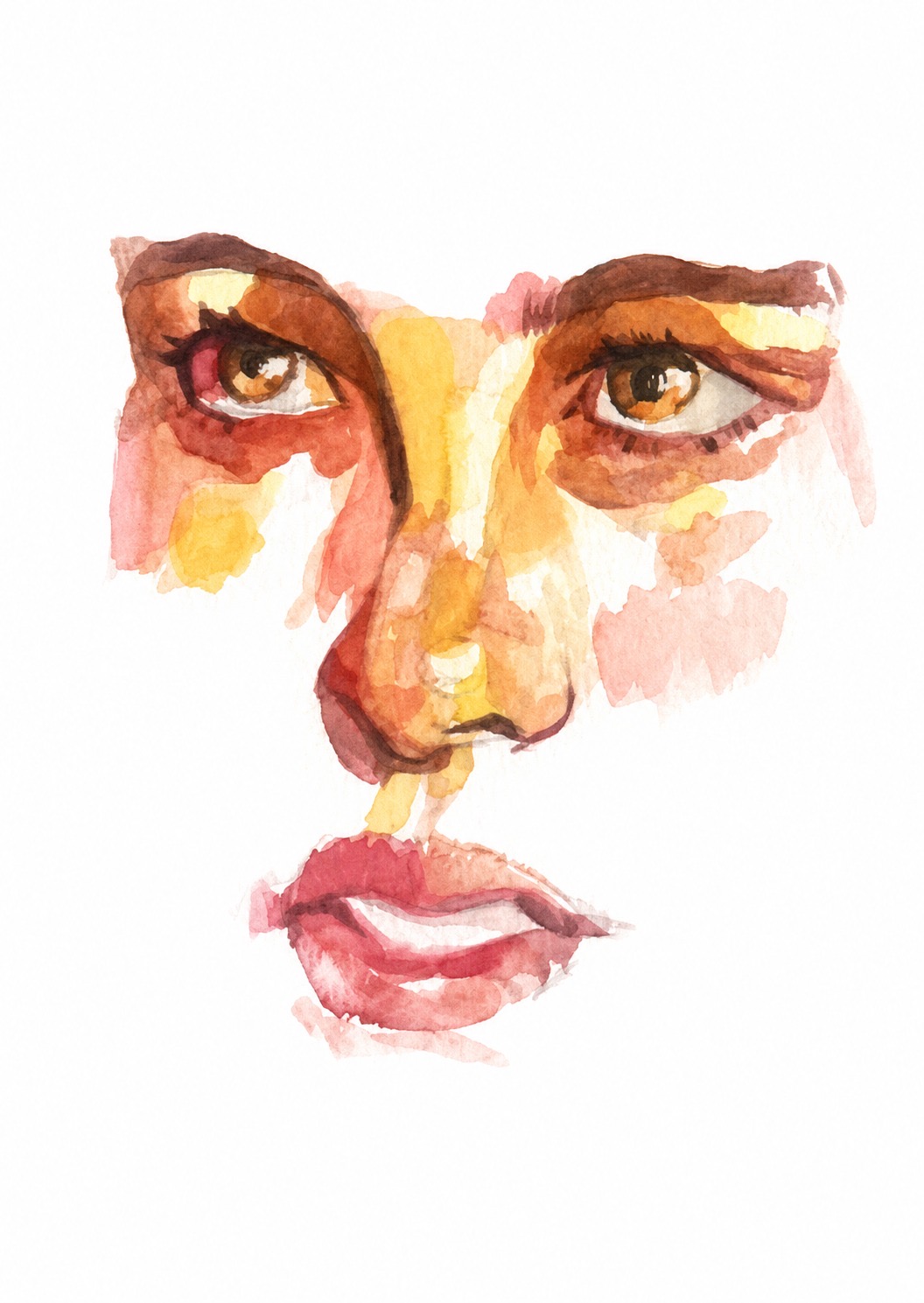 paintings — N° 8 — watercolor on paper, 2024